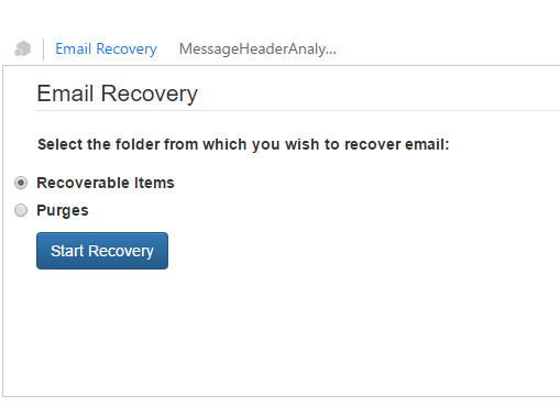 email recovery free